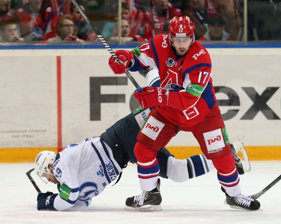 Kontinental Hockey League. Lokomotiv Yaroslavl vs. Dynamo Moscow