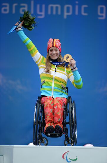 2014 Winter Paralympics. Medal ceremony. Day Eight