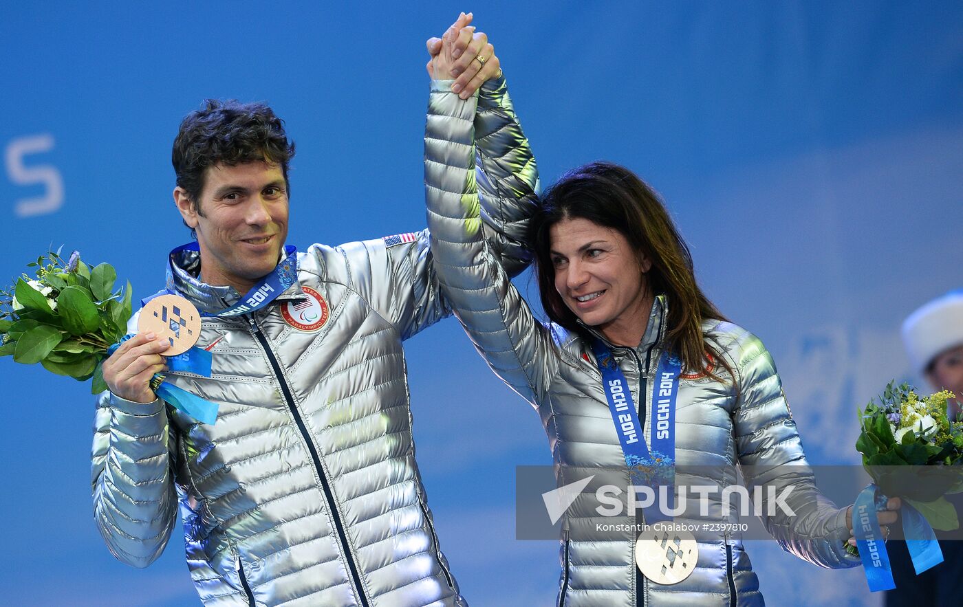 2014 Winter Paralympics. Medal ceremony. Day Eight