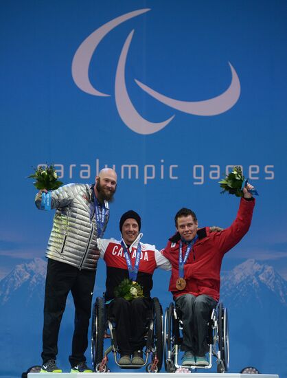 2014 Winter Paralympics. Medal ceremony. Day Eight