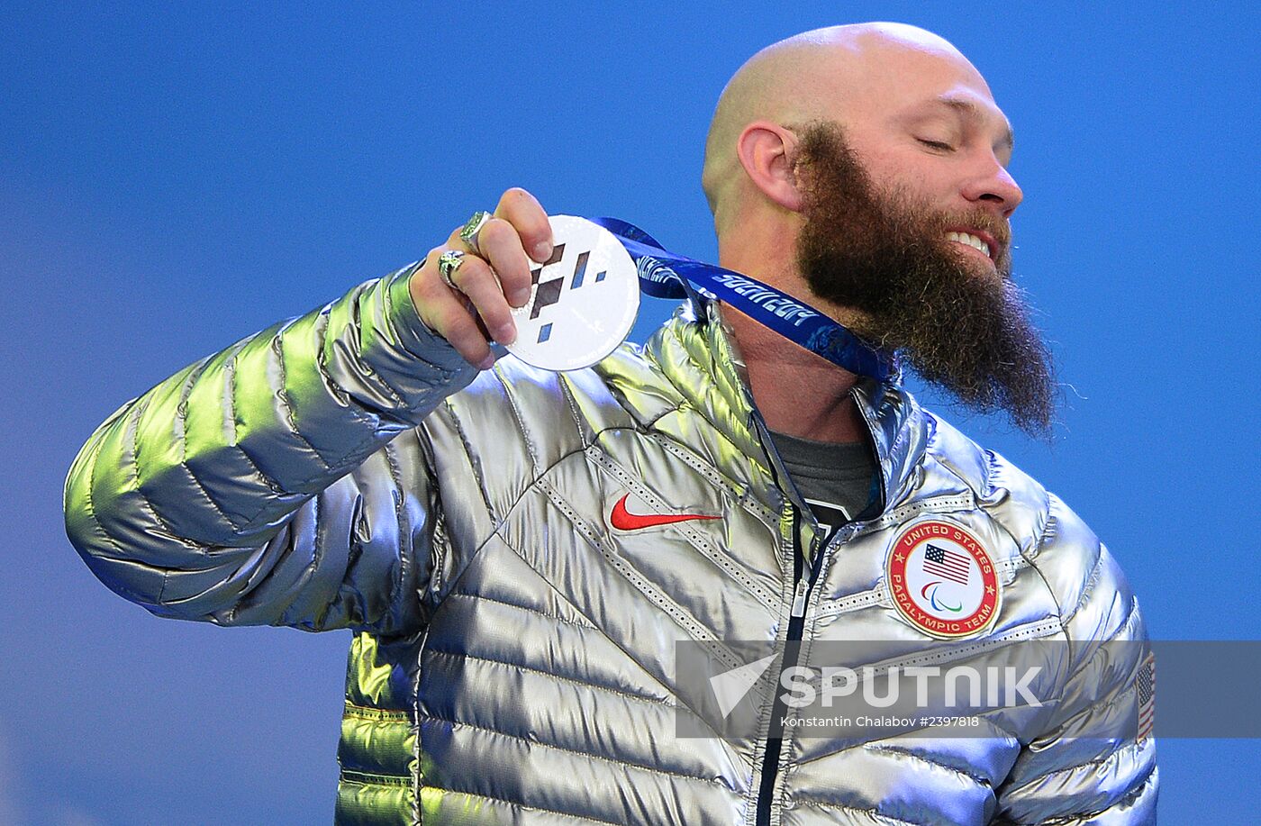 2014 Winter Paralympics. Medal ceremony. Day Eight