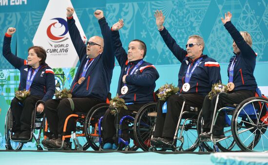 2014 Paralympics. Wheelchair сurling. Day Seven