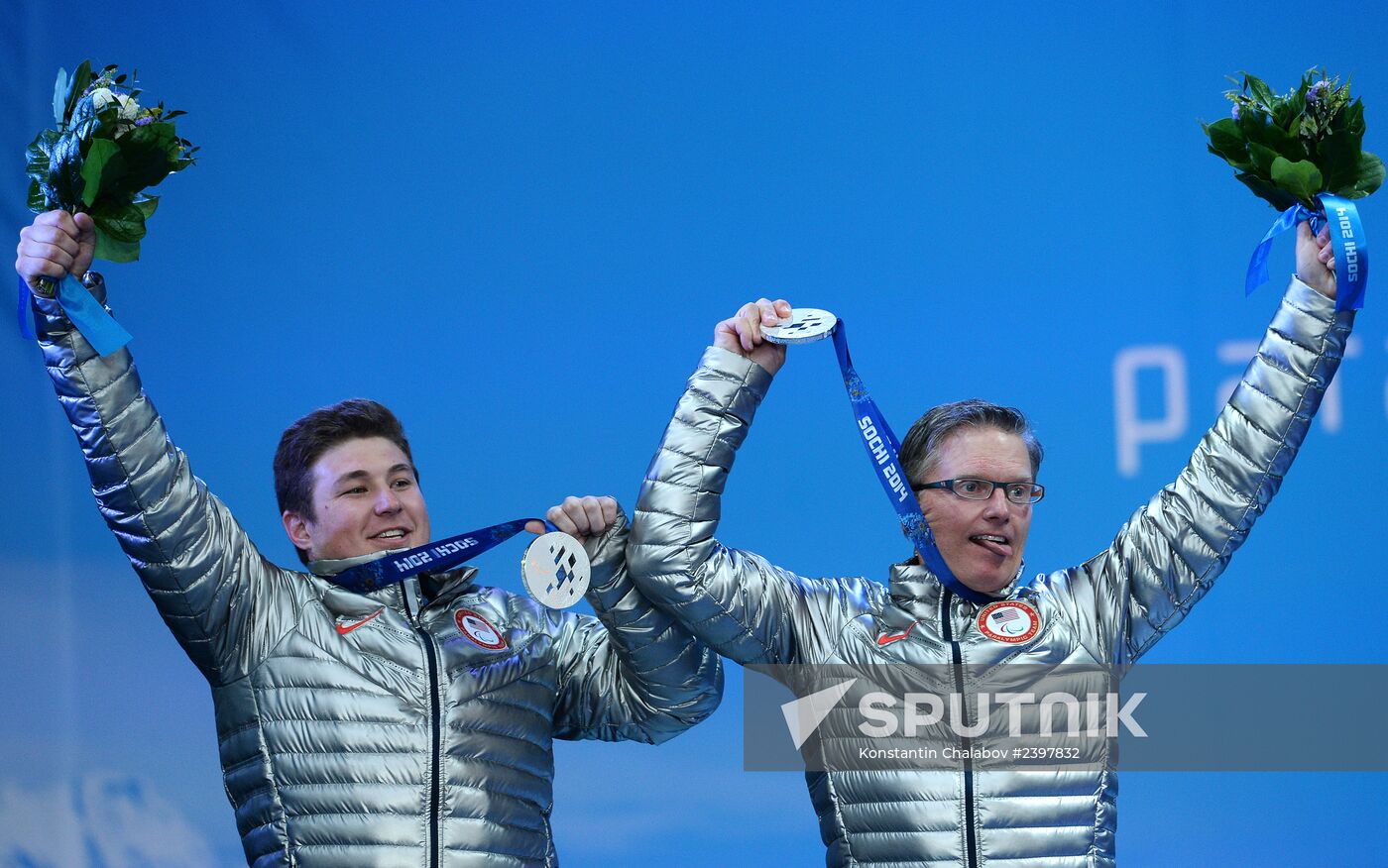 2014 Winter Paralympics. Medal ceremony. Day Eight
