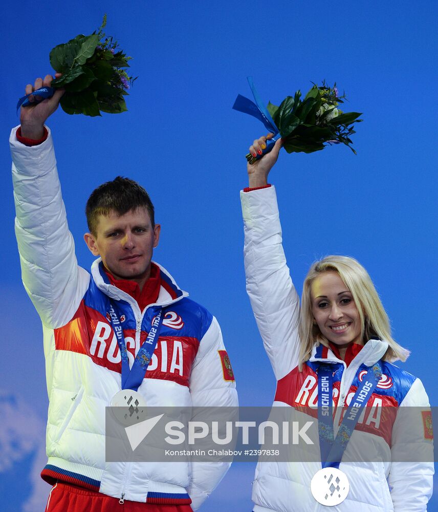 2014 Winter Paralympics. Medal ceremony. Day Eight