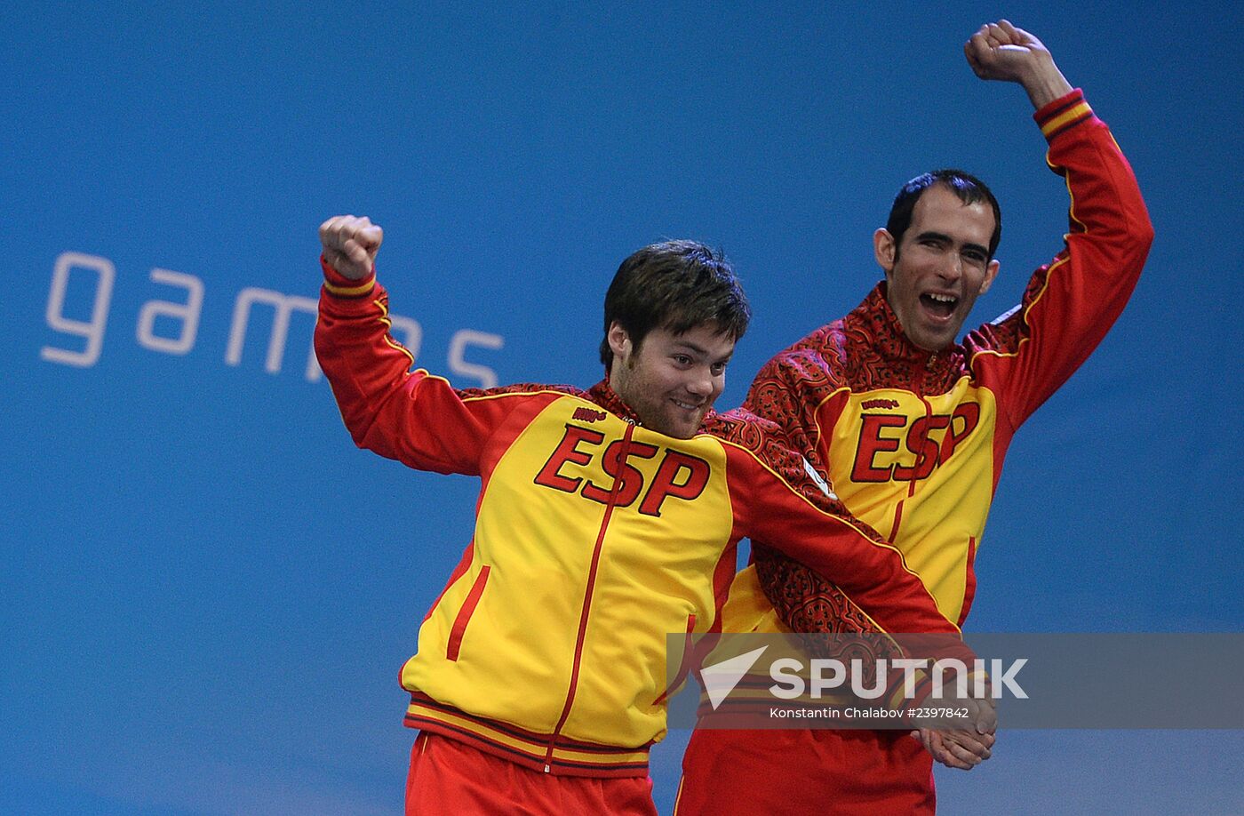 2014 Winter Paralympics. Medal ceremony. Day Eight