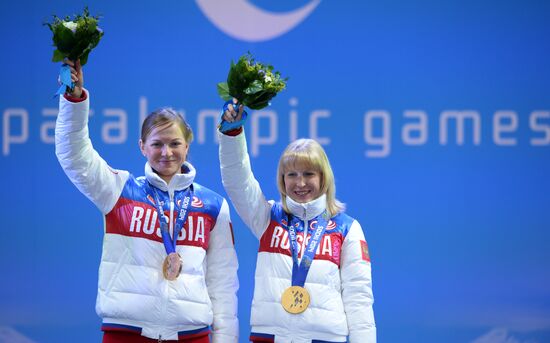 2014 Winter Paralympics. Medal ceremony. Day Eight