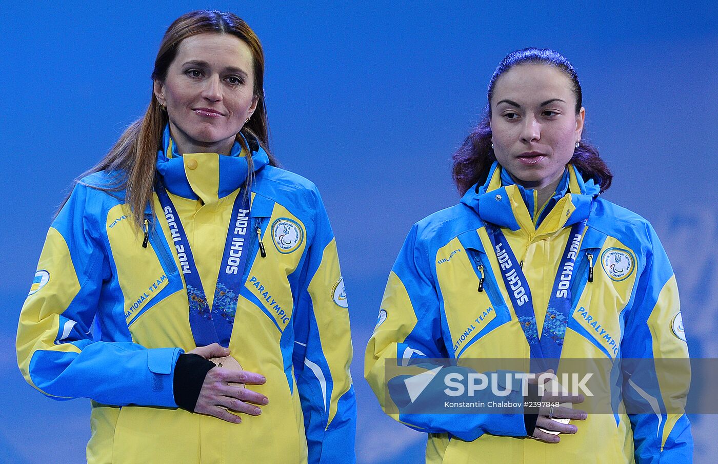 2014 Winter Paralympics. Medal ceremony. Day Eight