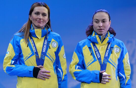 2014 Winter Paralympics. Medal ceremony. Day Eight