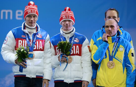 2014 Winter Paralympics. Medal ceremony. Day Eight