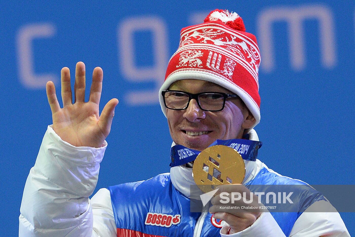 2014 Paralympics. Medal ceremony. Day Eight