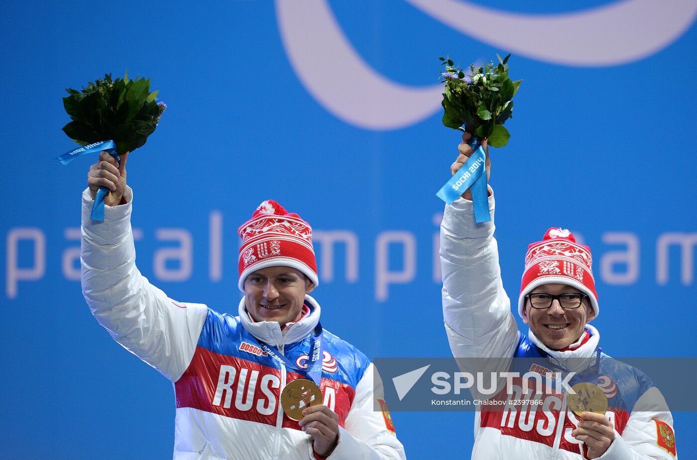 2014 Paralympics. Medal ceremony. Day Eight