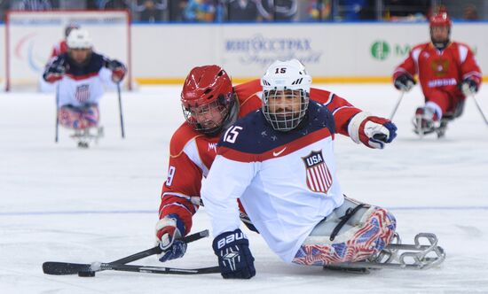 2014 Winter Paralympics. Ice sledge hockey. Finals