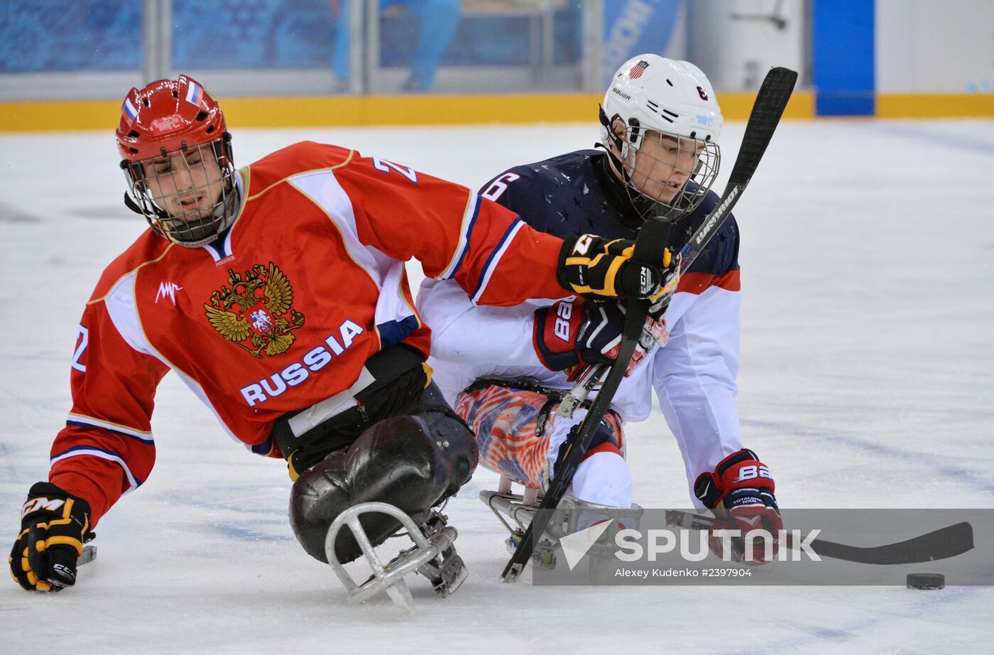 2014 Winter Paralympics. Ice sledge hockey. Finals