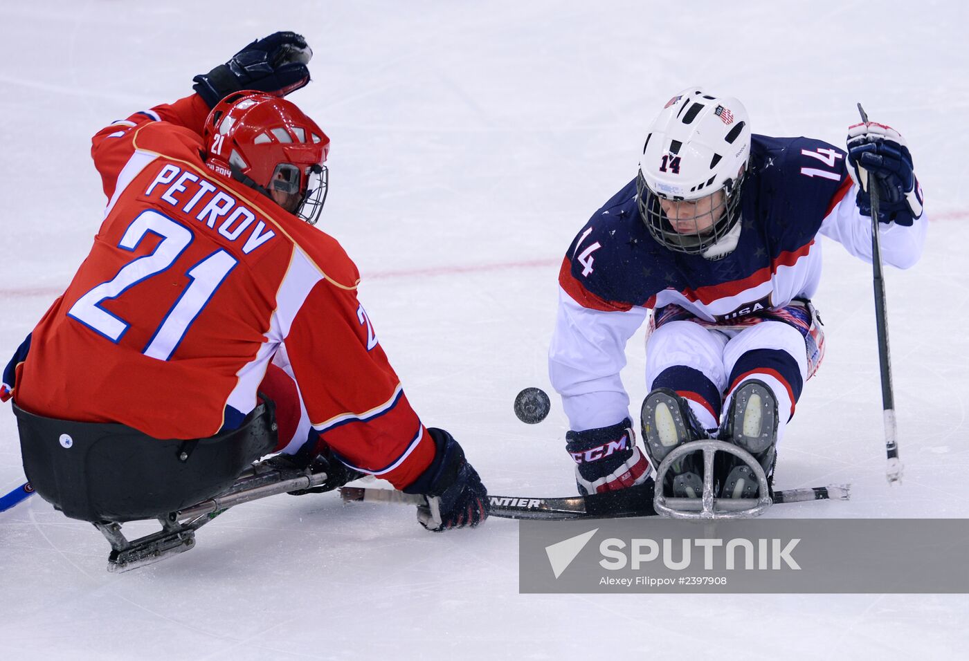 2014 Winter Paralympics. Ice sledge hockey. Finals