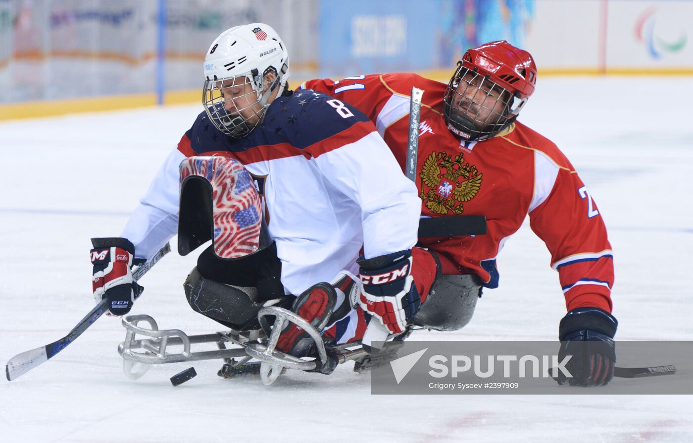 2014 Winter Paralympics. Ice sledge hockey. Finals