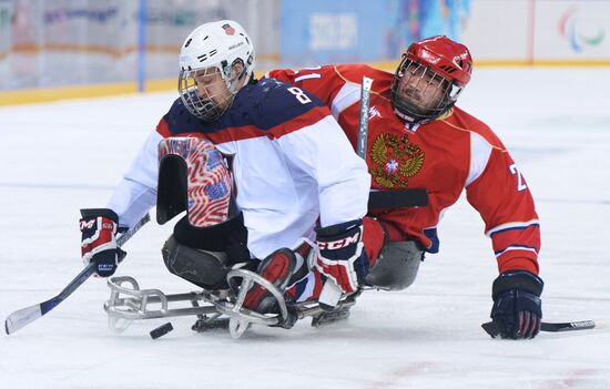 2014 Winter Paralympics. Ice sledge hockey. Finals