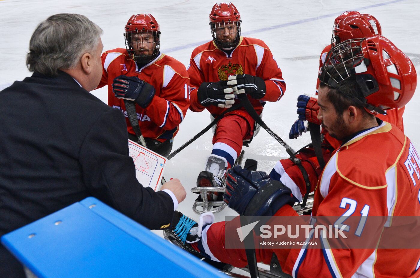 2014 Winter Paralympics. Ice sledge hockey. Finals