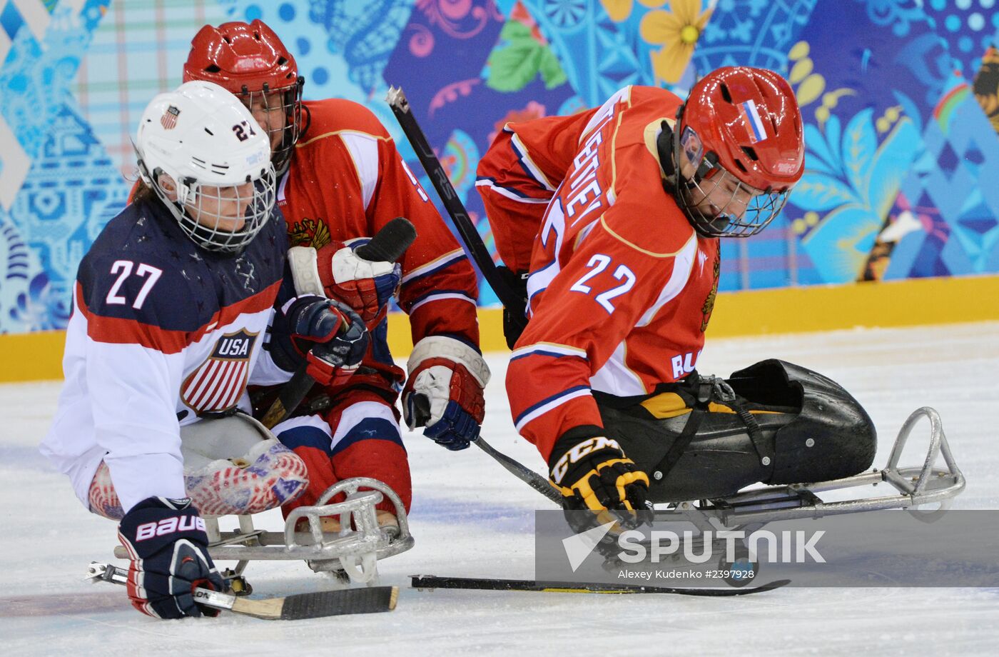 2014 Winter Paralympics. Ice sledge hockey. Finals