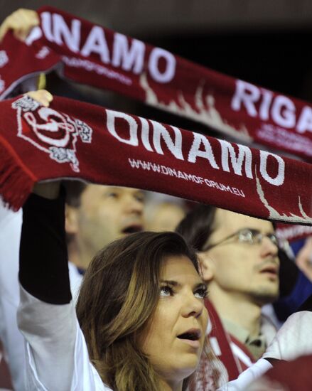 Ice hockey. KHL. Dinamo Riga vs. Donbass