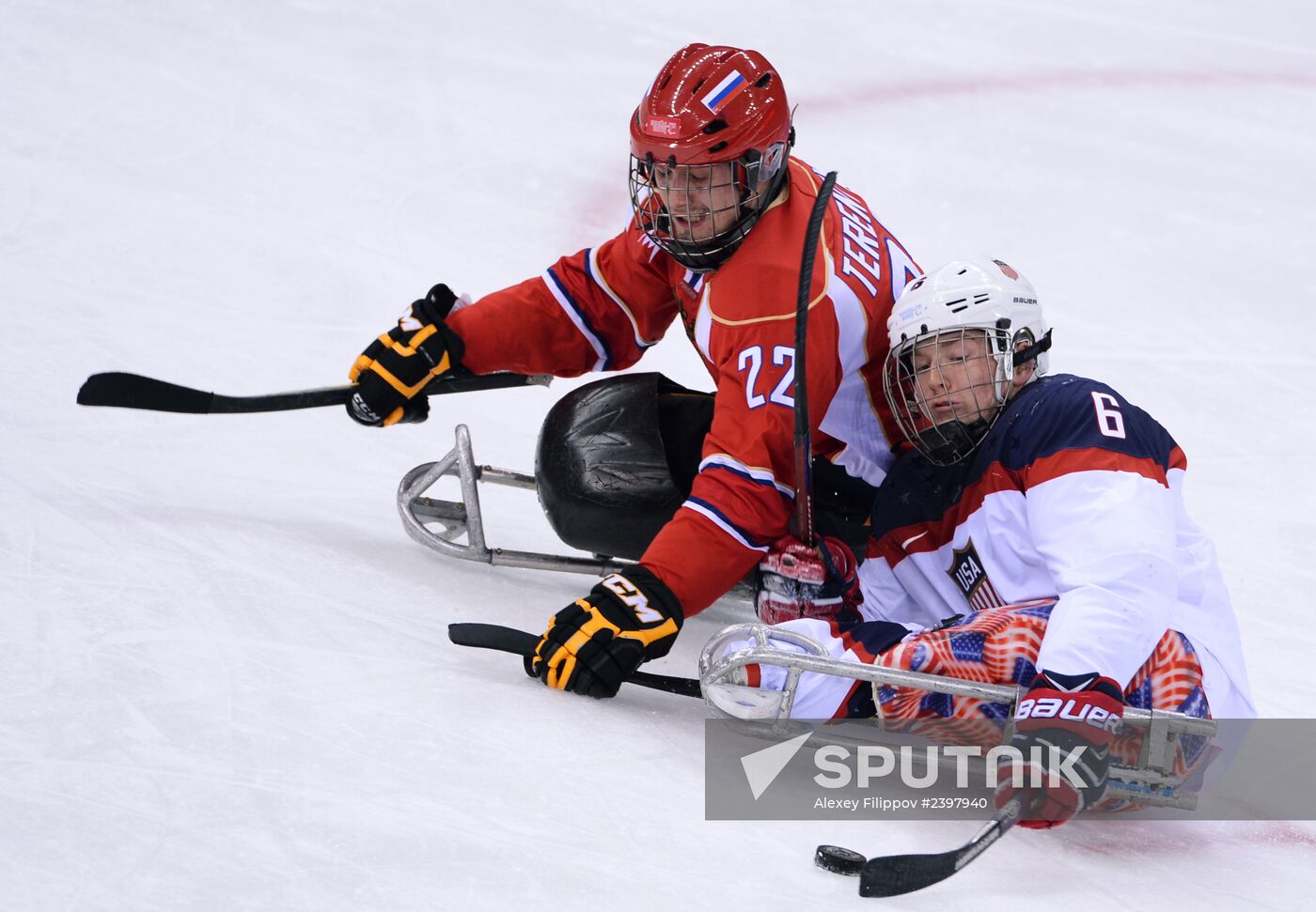 2014 Winter Paralympics. Ice sledge hockey. Finals