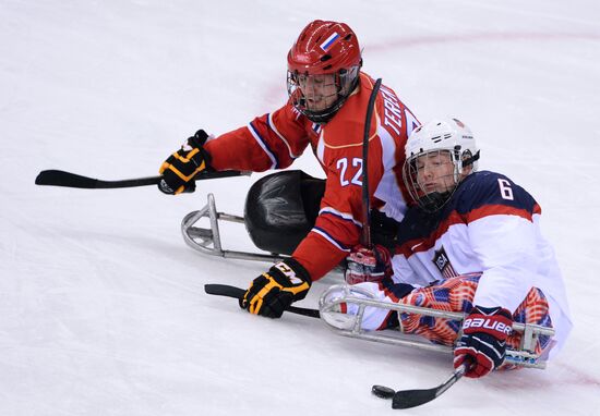 2014 Winter Paralympics. Ice sledge hockey. Finals