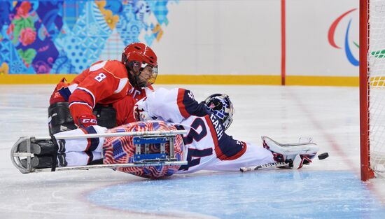 2014 Winter Paralympics. Ice sledge hockey. Finals