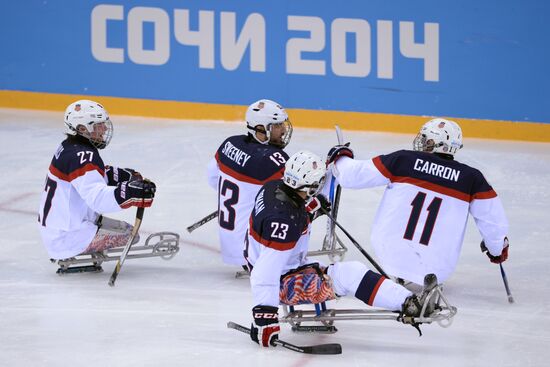 2014 Winter Paralympics. Ice sledge hockey. Finals