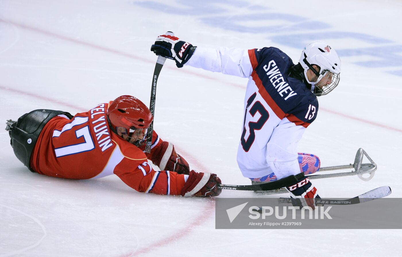 2014 Winter Paralympics. Ice sledge hockey. Finals