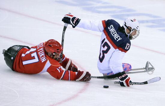 2014 Winter Paralympics. Ice sledge hockey. Finals
