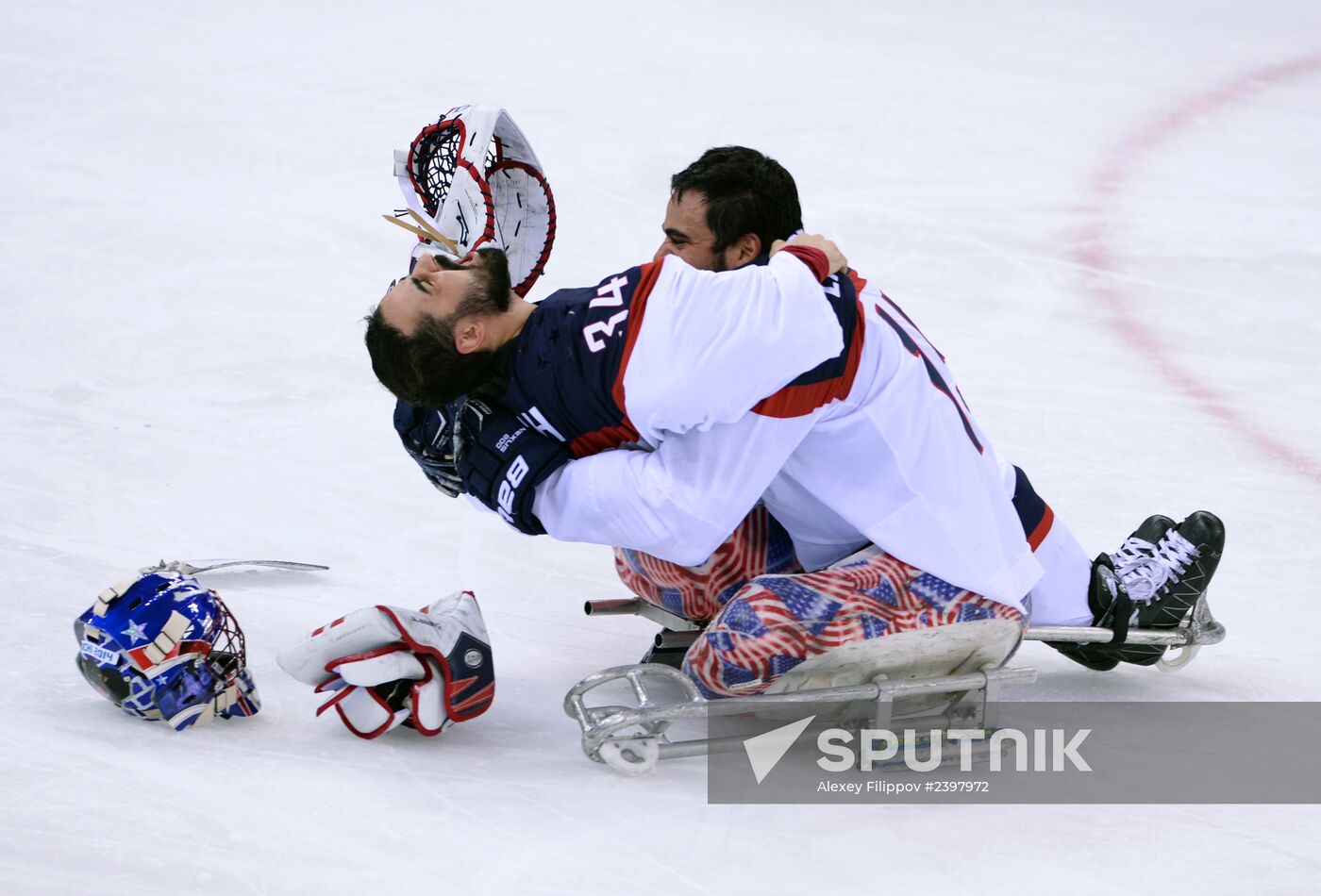 2014 Winter Paralympics. Ice sledge hockey. Finals