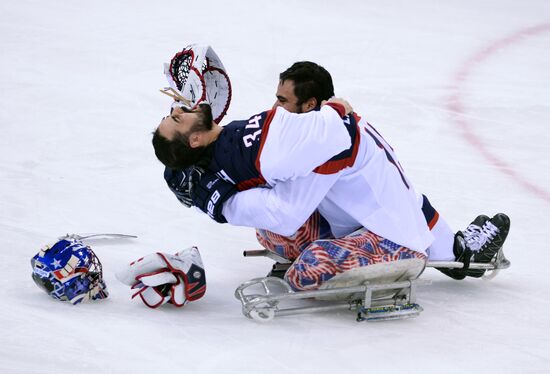 2014 Winter Paralympics. Ice sledge hockey. Finals