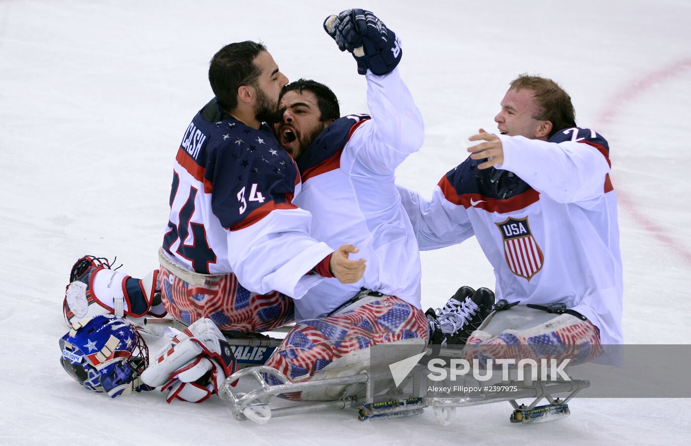 2014 Winter Paralympics. Ice sledge hockey. Finals