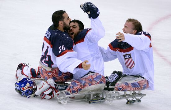 2014 Winter Paralympics. Ice sledge hockey. Finals