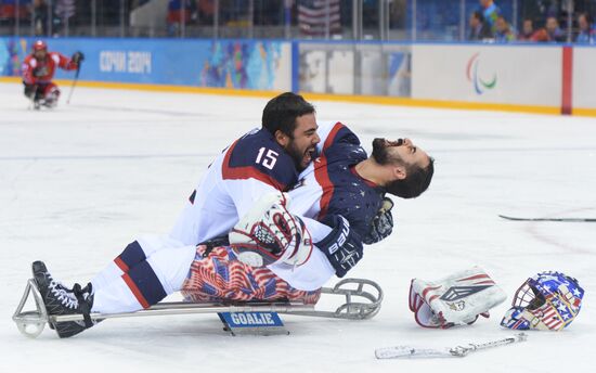 2014 Winter Paralympics. Ice sledge hockey. Finals