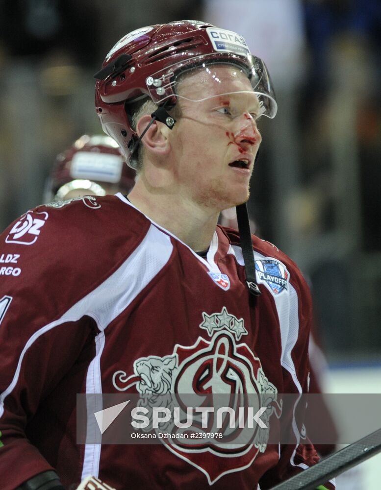 Kontinental Hockey League. Dynamo Riga vs. Donbass