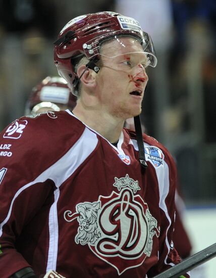 Kontinental Hockey League. Dynamo Riga vs. Donbass
