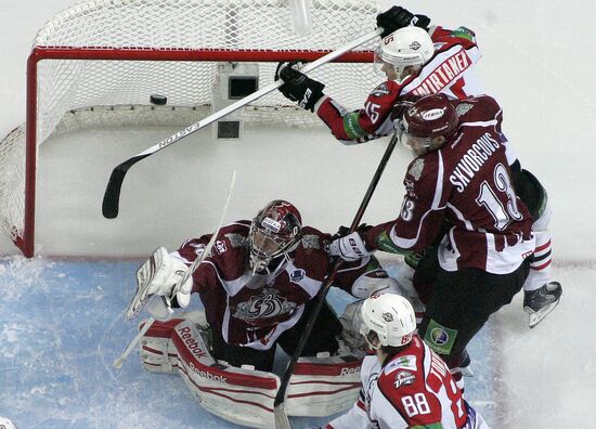 Ice hockey. KHL. Dinamo Riga vs. Donbass