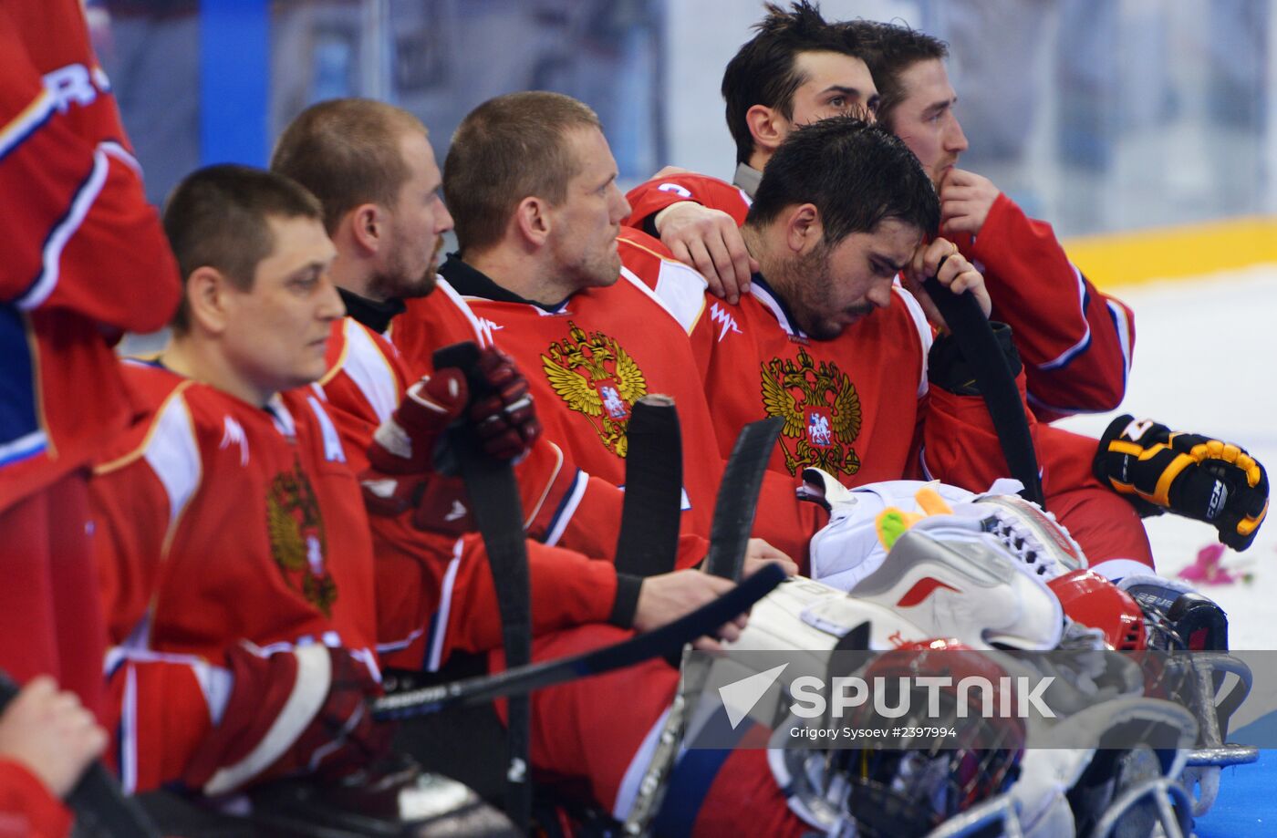 2014 Winter Paralympics. Ice sledge hockey. Finals