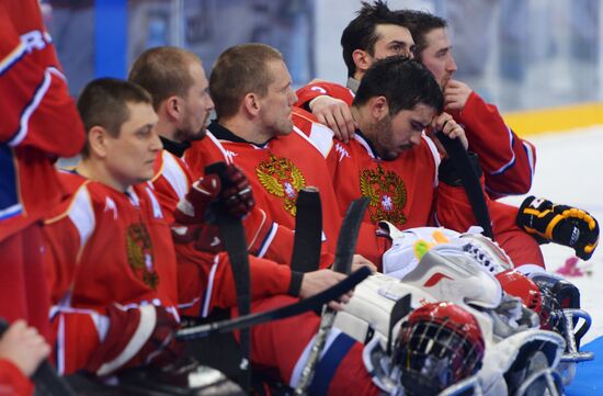 2014 Winter Paralympics. Ice sledge hockey. Finals