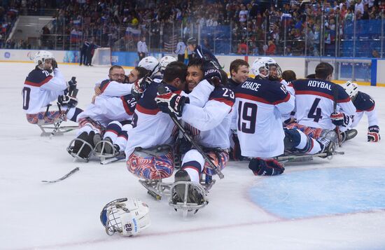 2014 Winter Paralympics. Ice sledge hockey. Finals