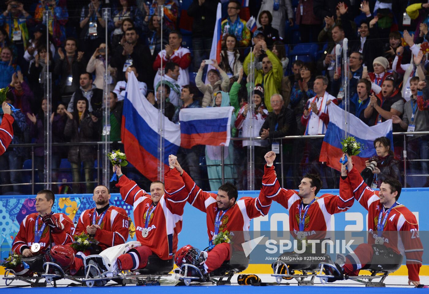 2014 Winter Paralympics. Ice sledge hockey. Finals