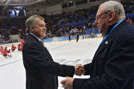 2014 Winter Paralympics. Ice sledge hockey. Finals