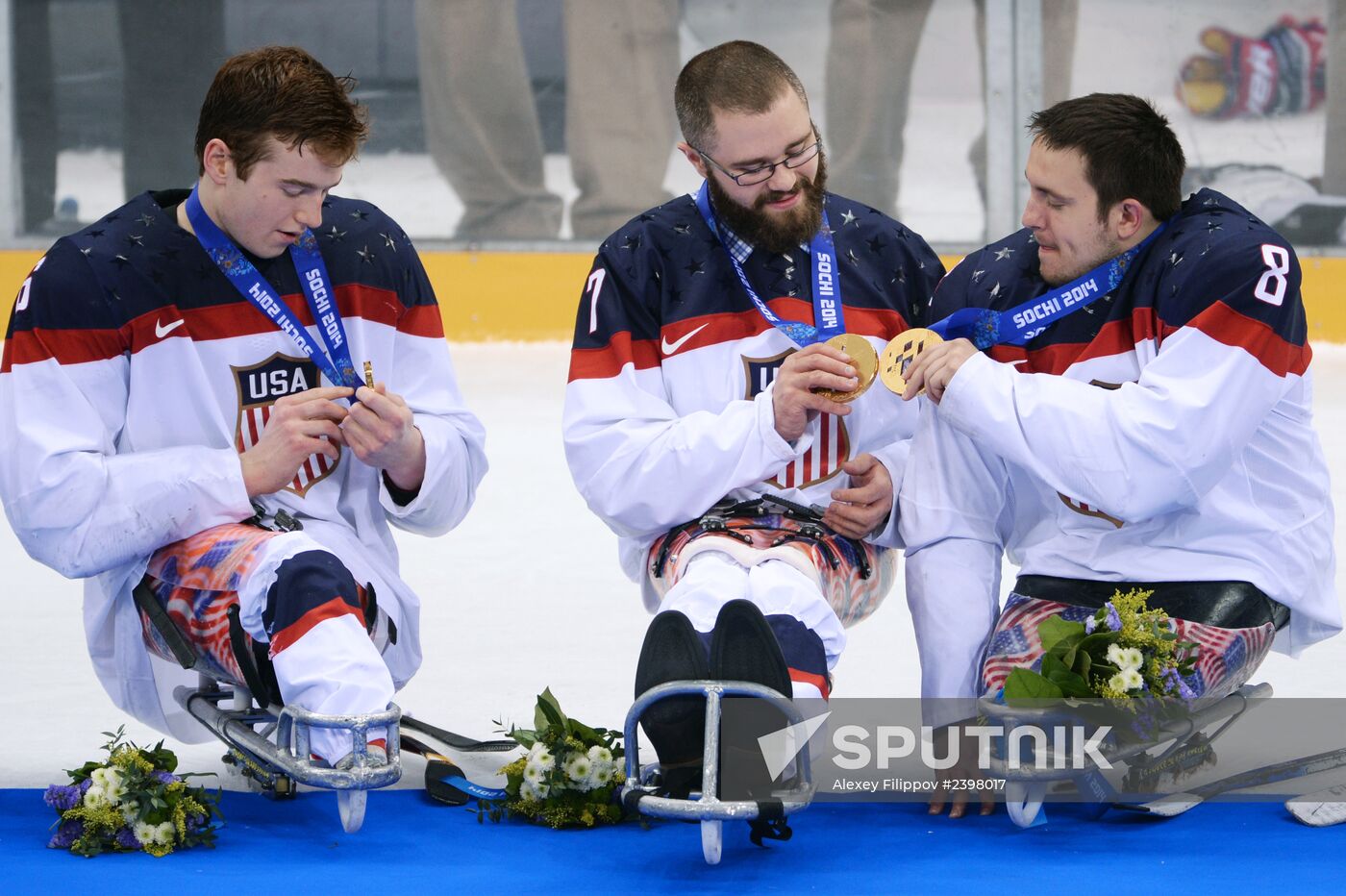 2014 Winter Paralympics. Ice sledge hockey. Finals