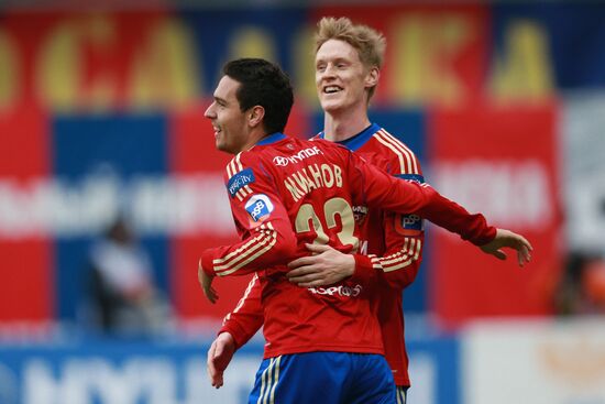 Football. Russian Premiere League. CSKA vs. Zenit