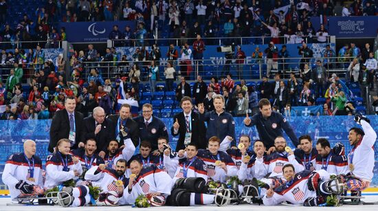 2014 Winter Paralympics. Ice sledge hockey. Finals