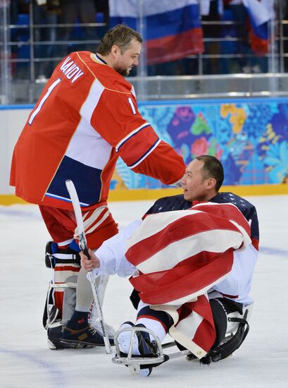 2014 Winter Paralympics. Ice sledge hockey. Finals