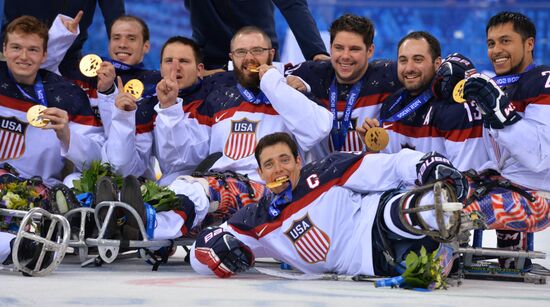 2014 Winter Paralympics. Ice sledge hockey. Finals
