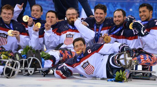 2014 Winter Paralympics. Ice sledge hockey. Finals