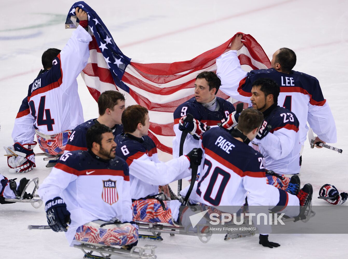 2014 Winter Paralympics. Ice sledge hockey. Finals