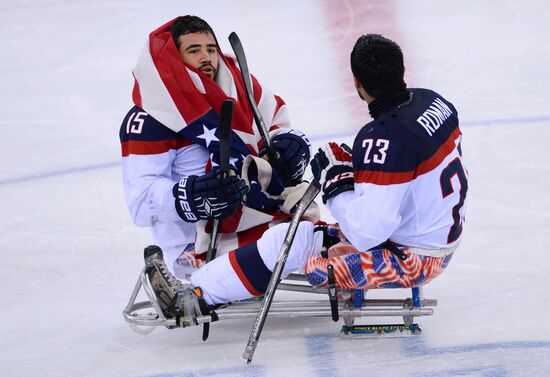 2014 Paralympics. Ice sledge hockey. Finals
